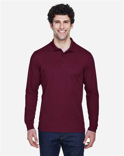 Men's Pinnacle Performance Long Sleeve Piqué Polo